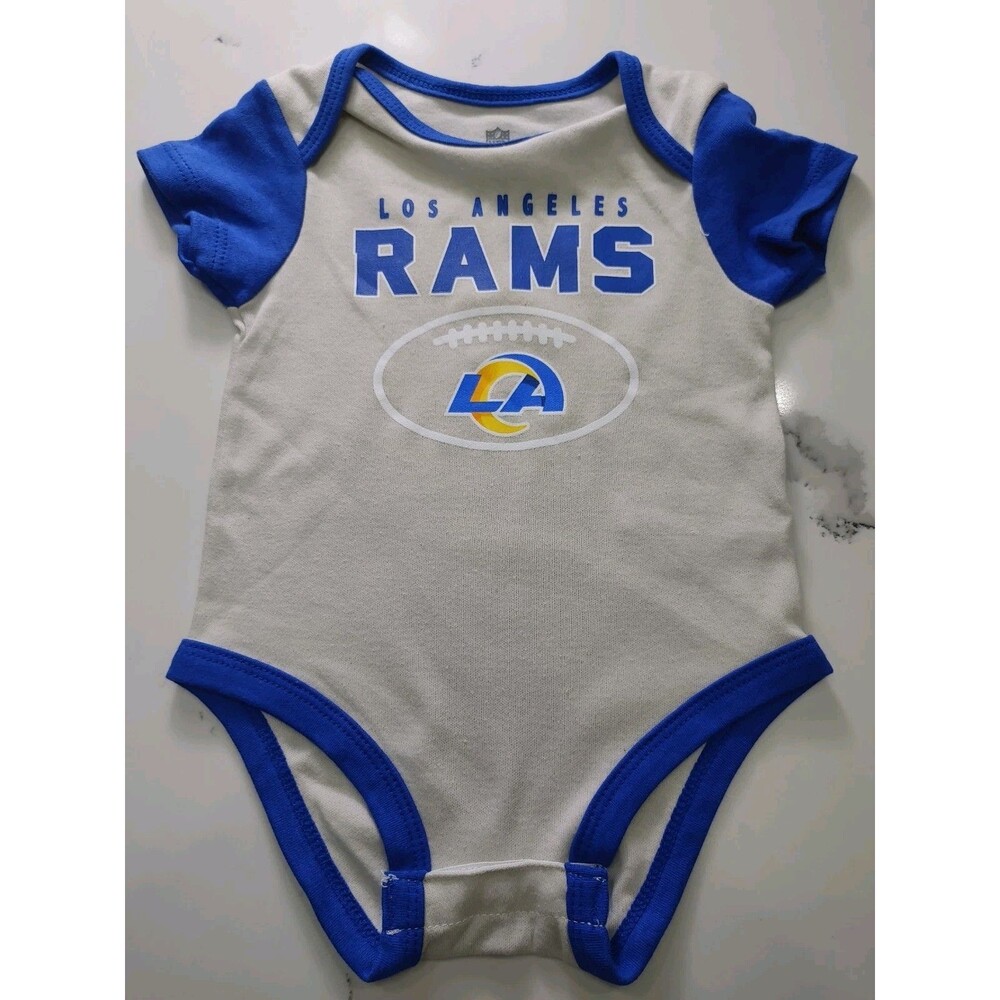NFL Team Los Angeles Rams Football Bodysuit 3-6 Months (005)